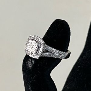 TruMiracle 1/4 CT. T.W genuine Diamond sterling silver ring